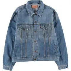 古着 リーバイス Levi's ユーロモデル デニムジャケット Gジャン メンズXXL相当/eaa616424