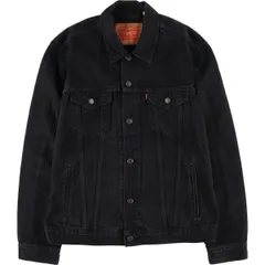 古着 リーバイス Levi's ブラック デニムジャケット Gジャン メンズL相当/eaa616430