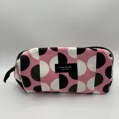 kate spade ポーチ ピンク系 マチあり コスメポーチ 小物入れ ケイトスペード