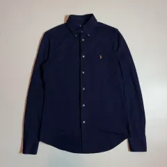 ポロラルフローレン ネイビ— ボタンダウン シャツ