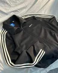 adidas BECKENBAUER ブラック トラックジャージ