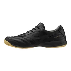 新品 [ミズノ] フットサルシューズ モレリア SALA ELITE IN 部活 フットボール サッカー 幅広 軽量 インドア ブラック×ブラック 26.5 cm 2E