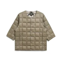 新品 [タイオン] メンズ クルーネック七分袖 ダウンジャケット 014