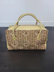 利休バック　和装用バッグ  着物 小紋 訪問着 上品