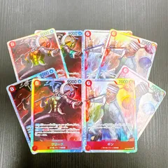 ワンピースカードゲーム クリークSR ギンSR 4枚ずつセット （OP15-008）（OP15-007）神の島の冒険