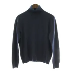メーカーズシャツ カマクラ MAKER'S SHIRT 鎌倉 タートルネックセーター SUPER140S ニット 毛 48 ネイビー 紺 トップス 長袖 NM0055 /PP ■GY64のサムネイル