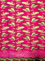 ⑲Ｇアフリカンプリント生地＊パーニュ＊キテンゲ＊アフリカンバティック＊アフリカ布