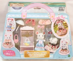 エポック社 シルバニアファミリー タウンシリーズ 街のファッションコーデセット スウィートリボンコレクション マシュマロネズミのお姉さん