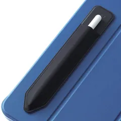 ESR Pencil ケース Pencil Pro＆第1世代＆第2世代対応 タッチペンカバー アップルペンシル対応 接着シール式 伸縮スタイラスペンホルダー 薄型 保護 紛失防止 貼付用ケース ブラック