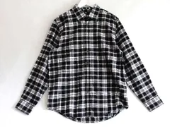 【215235】DIESEL ディーゼル  S-UMBE CHECK NW SHIRT チェック　ネルシャツ メンズ  ・46 A10620/0SHAW 黒白