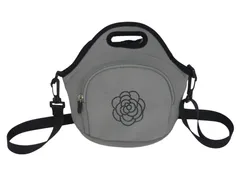 k01251022075　ブランド不明　0　灰×黒　　バッグ　ショルダーバッグ　通年