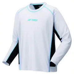 ヨネックス YONEX ユニロングスリーブＴシャツ テニス・バドミントン ウェア（ユニ） (16798Y)、(011)ホワイト