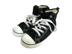 k01251015152　converse コンバース　21㎝　黒×白　　シューズ　スニーカー　通年