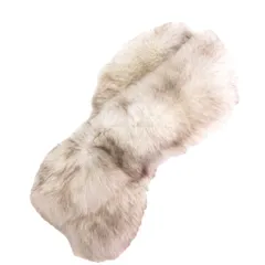 サガフォックス SAGA FOX タグ付き ブルーフォックスストール ティペット ベージュ 小物 ■ECD001