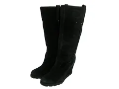 k01251015113　UGG　22.5cm　Black　　シューズ　ファーブーツ　秋冬