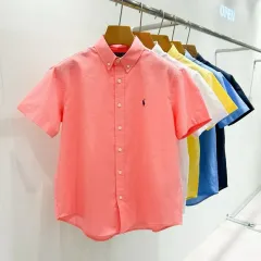 ポロ リネン 半袖 シャツ