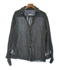 AleksandrManamis カットオフリネンシャツ アレクサンダーマナミス