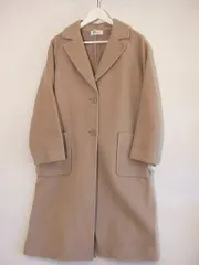 【217137】Mila Owen ミラオーウェン  クリーニング済　チェスターコート  one size ライトピンク