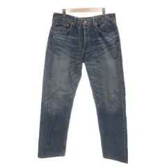 リーバイス Levi's 501-01 デニム パンツ ジーンズ ストレート ボタンフライ インディゴブルー W33 /YJ ■GY11