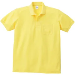 トムス toms 5.8OZ VP TCポロシャツ3L-5L スポーツ ポロシャツ (00100b-020)、イエロー