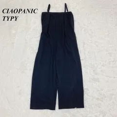 美品】CIAOPANIC TYPY サロペット オールインワン ワイド ブラック