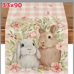 テーブルランナー イースター テーテーブルセンター パーティー テーブル用品