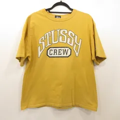 【姫路東店】 中古 STUSSY | ステューシー×Champion 半袖Ｔシャツ イエロー サイズ：M 年式:00s【103】