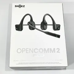 Shokz (ショックス) OpenComm2 2025 Upgrade 骨伝導ワイヤレスイヤホンSHOKZ C120 【Aランク】587
