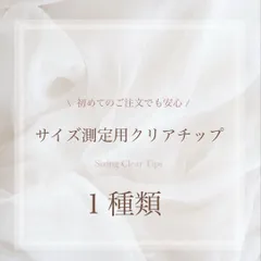 測定用クリアチップ1種類