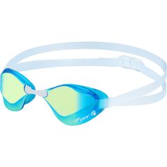 view(ビュー) BLADEF スイミングゴーグル 水泳ゴーグル･レース (v122esam-amy)、マリンブルー/イエロー