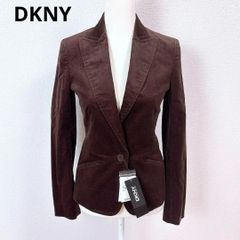 美品】DKNY エコレザー切替 ツイード麻混ジャケット 4 - メルカリ