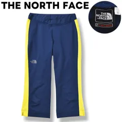 【ゴールドウィン製】 ノースフェイス THE NORTH FACE APEX LIGHT 3／4 PANT フライトシリーズ FLIGHT SERIES 七分丈 ストレッチ トラック パンツ M ネイビーxイエロー レディース♪