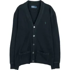 古着 ラルフローレン Ralph Lauren POLO by Ralph Lauren 鹿の子 カーディガン メンズM相当/eaa617160