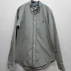 POLO RALPH LAUREN ポロラルフローレン ギンガムチェック ロゴ シャツ L(L)
