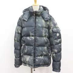 ITTE1R6XMNGE 国内正規品 MONCLER モンクレール MAYA マヤ カモフラージュ 迷彩 サイズ3 メンズ アウター ダウンジャケット フード付き