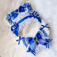10cm～12cm用 ぬい服 ハンドメイド いつぬい ねこみみ 天使　青色