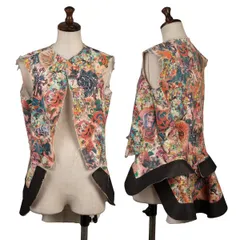 コムデギャルソンCOMME des GARCONS 村山 留里子 タトゥー総柄プリントベスト マルチM