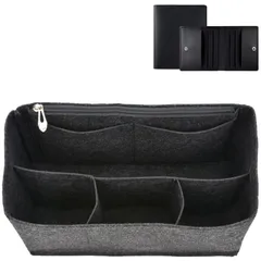 防水 仕切り 丈夫 収納 小さめ 整理 薄型 収納バッグ 大容量 ギフト贈り物 持ち手つき 職人 カードホルダー付き 通勤 水筒入れ付き トートバッグ用 ビジネス バックインバック 旅行 インナーバッグ メンズ 自立 レディース 軽量 橫長31.5×高さ17.