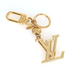 LOUISVUITTON ルイヴィトン キーホルダー ポルトクレLVファセット