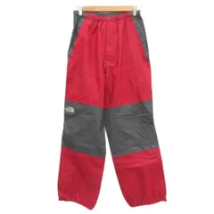 ザノースフェイス THE NORTH FACE アウトドアウエア ナイロンパンツ M 赤 レッド ロング丈 /YS37 ■ECD001