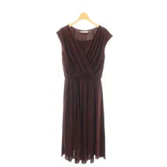 メトリーゼ MAITRESSE ワンピース ノースリーブ 38 ボルドー /ES ■ECB001