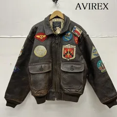 アヴィレックス 90s G-1 フライト レザー ジャケット ワッペン トップガン メンズ S ISItems【USED】【古着】【中古】50154144