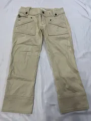 【223764】DIESEL ディーゼル  デニムパンツ　ジーンズ　クロップド丈　コットン98％　サイズ24  ・ ベージュ
