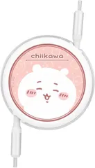 ちいかわ ハチワレ 充電ケーブル 巻取り PD60W対応 USBリール式 タイプc タイプC T-Cケーブル グルマンディーズ