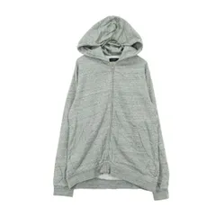美品 SHIPS シップス 長袖 ジップパーカー M グレー メンズ 古着