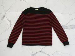 SAINT LAURENT ネイビー ニットセーター L - メルカリ