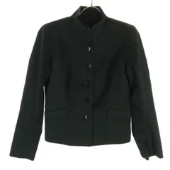 agnes b. アニエスベー 日本製 長袖 ジャケット 36 ブラック レディース 古着