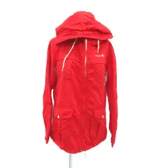 アーノルドパーマー Arnold Palmer ジャケット マウンテンパーカー ミドル丈 上着 3 L 赤 ロゴ刺繍 /SY10 ■ECB001