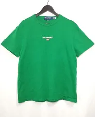 【224512】POLO SPORT ポロスポーツ ラルフローレン  半袖Tシャツ　コットン100％　胸元ロゴ　クラシックフィット　M メンズ  ・ グリーン