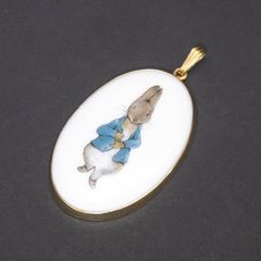 KAISER W.GERMANY 磁器 美品ペンダントトップ4 ダンバリーミント 